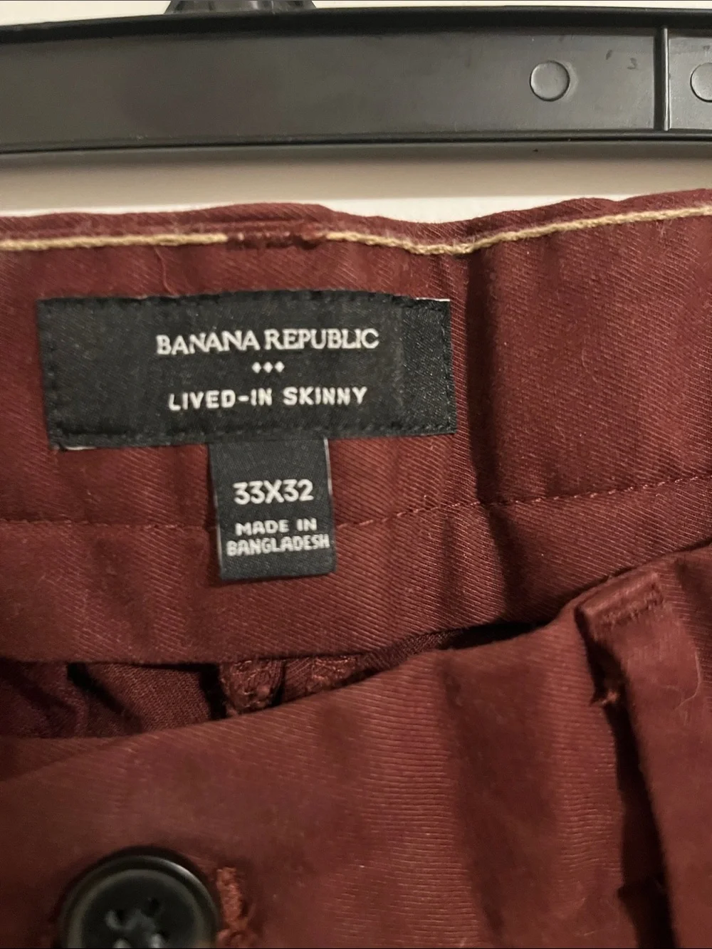 Banana Republic Men's Chinos in Deep Wine